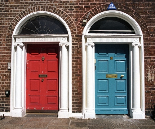 Dublins bunte Türen